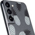 Black and White Pineapples Galaxy S22 Skin